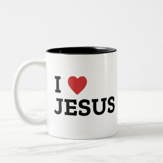 Mug Jésus Deux Tons, 444 ml