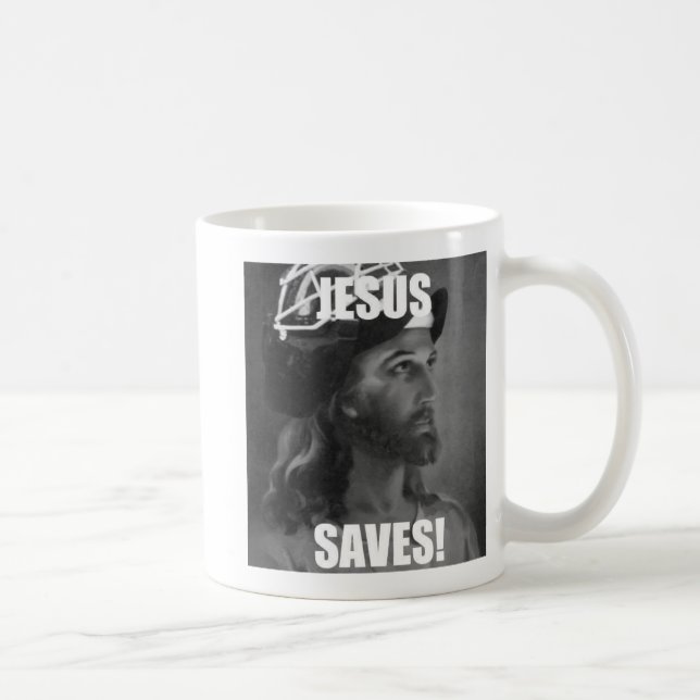 Mug Jésus économise (Droite)