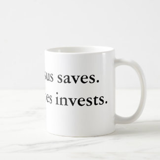 Mug Jésus économise. Moïse investit