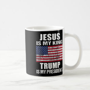 Mug Jésus est mon roi Trump est mon président