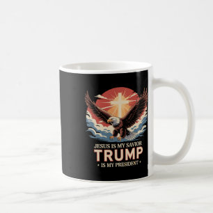Mug Jésus Est Mon Sauveur Trump Est Mon Président Bibl