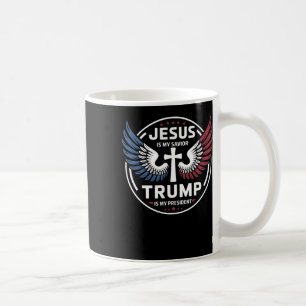 Mug Jésus Est Mon Sauveur Trump Est Mon Président - Pa