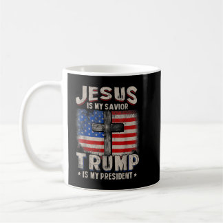 Mug Jésus Est Mon Sauveur, Trump.Is.My Président Squar