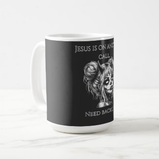 Mug Jésus est sur un autre téléphone – Secours de succ