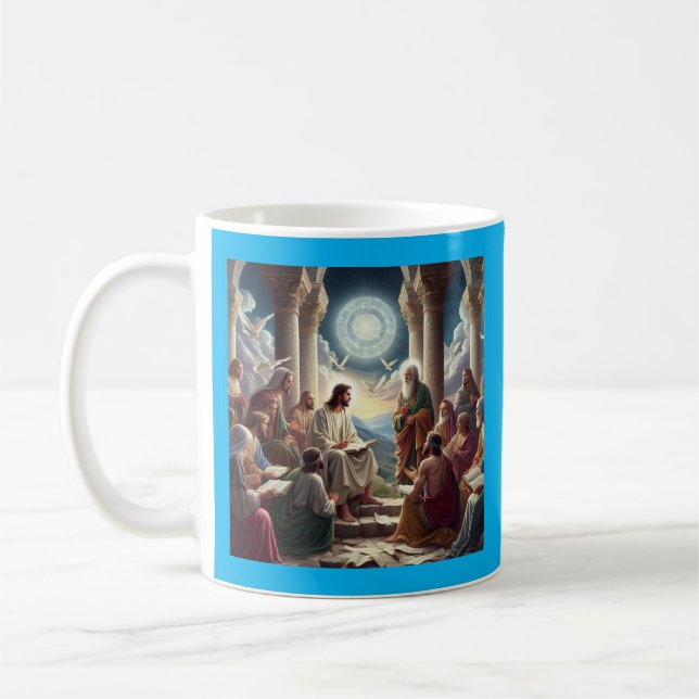 Mug Jésus et les disciples : Matthieu 19:26 (Gauche)