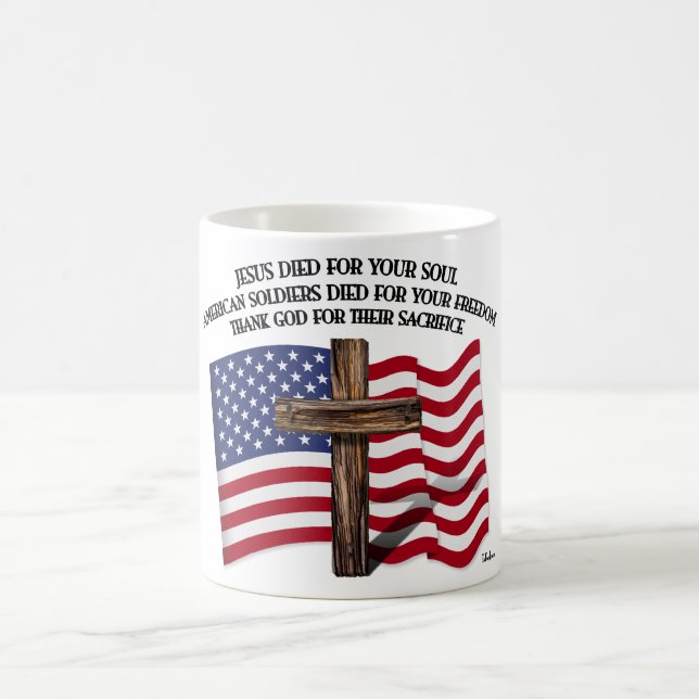 Mug Jésus et les soldats américains traversèrent les E (Centre)