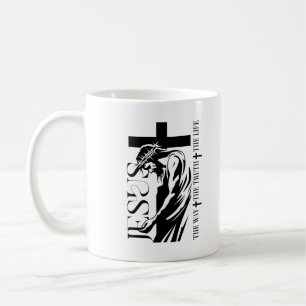 Mug Jésus La Voie Vérité Jean 14 6 Bible chrétienne