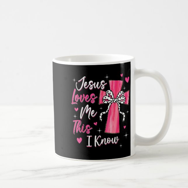 Mug Jesus Loves Me This I Know God Religious Christian (Droite)