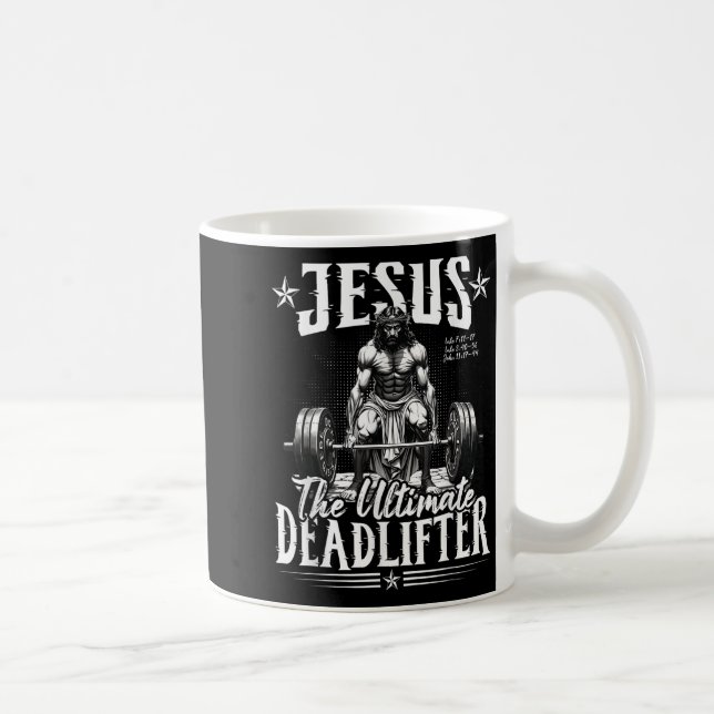 Mug Jésus L'Ultime Deadlifter Jésus DeadLevant Ch (Droite)