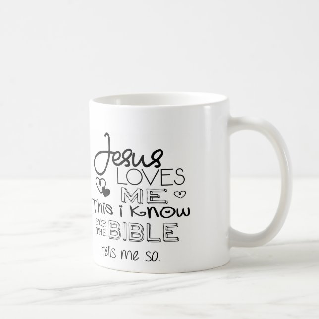 Mug Jésus m'aime ceci que je sais (Droite)
