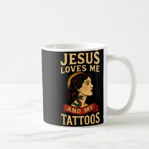 Mug Jésus m'aime et mes tatouages _3
