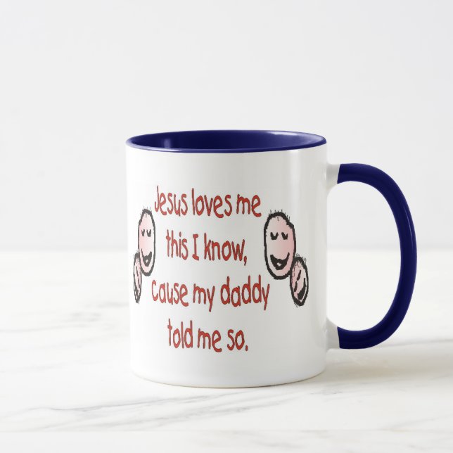 Mug Jésus m'aime (la TASSE) (Droite)