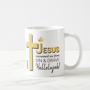 Mug JÉSUS moderne M'A RANSOMÉ Pâques chrétiennes