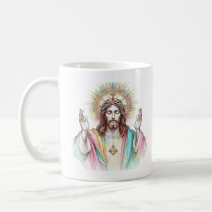Mug Jésus, Mon Refuge Et Rocher Coloré Luxe