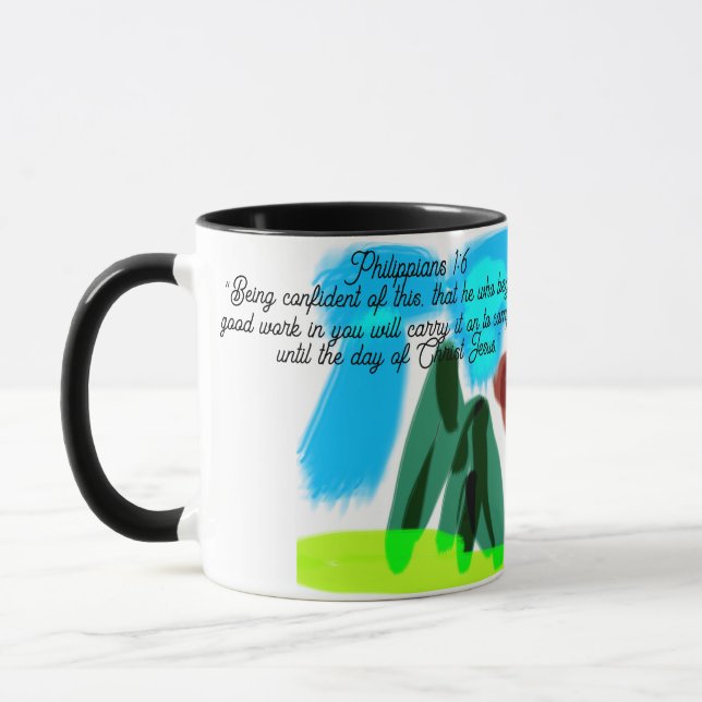 Mug jesus plan  (Gauche)
