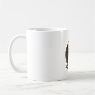 Mug Jésus Puce Cassée Coincée Dans Un Bol De Trempette