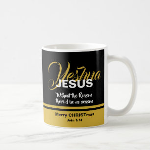 Mug JESUS RAISON SAISON Noël Écriture chrétienne