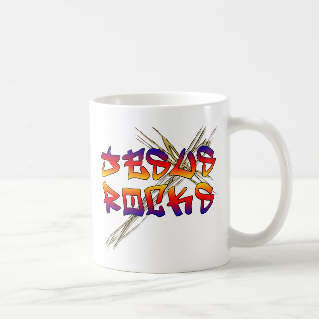 Mug Jesus Rocks Christian (Droite)