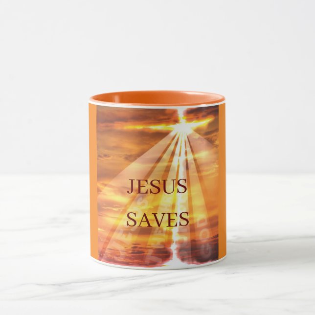 Mug Jésus saves (Centre)