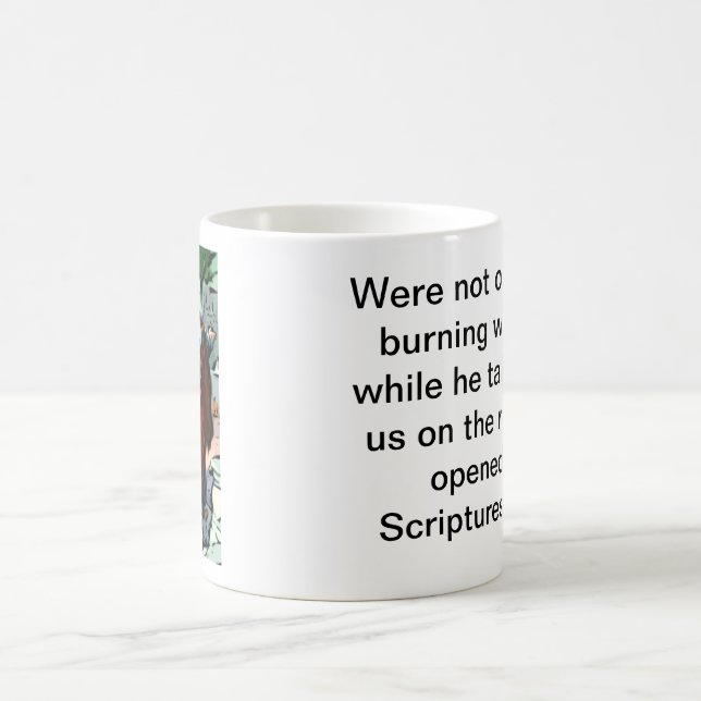 Mug Jésus sur la route à Emmaus (Centre)
