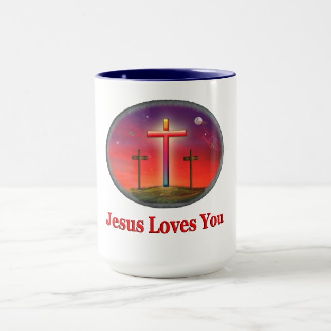 Mug jésus t'aime (Centre)