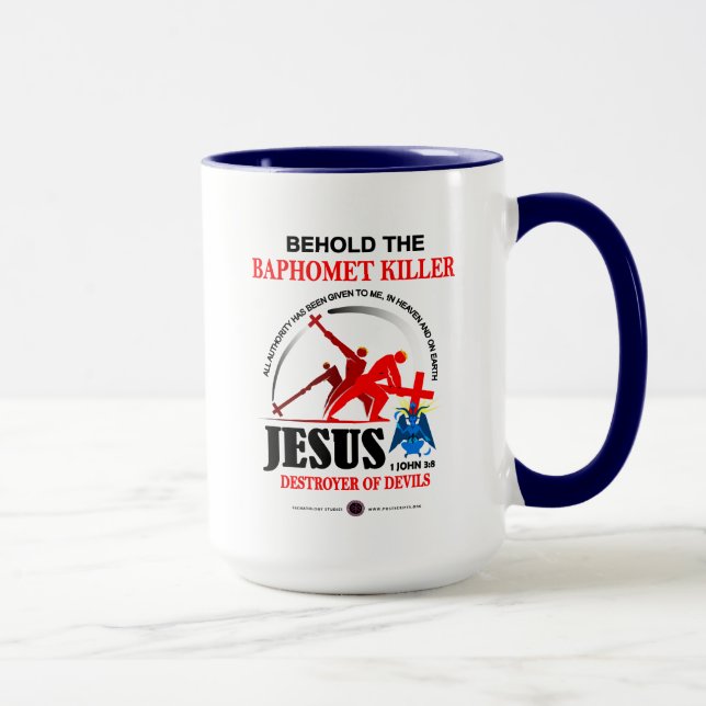 Mug Jésus : Tueur de Baphomet (Droite)