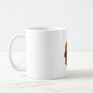 Mug Jésus Vêtements De Sport Noirs Couverts De Craie D