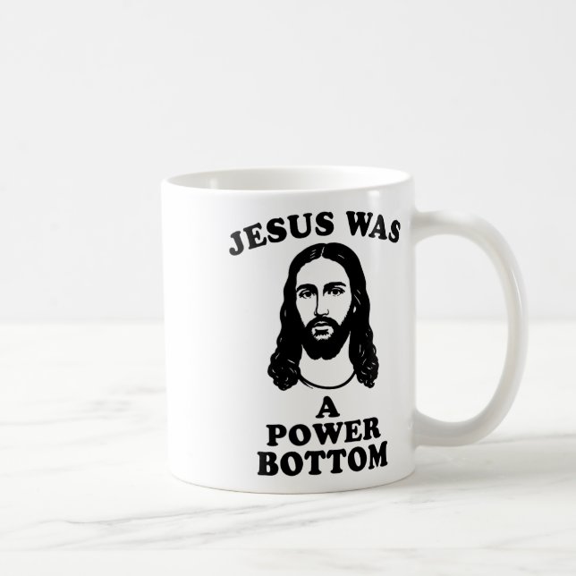Mug Jesus Was A Power Bottom Funny Pride Christmas Gag (Droite)