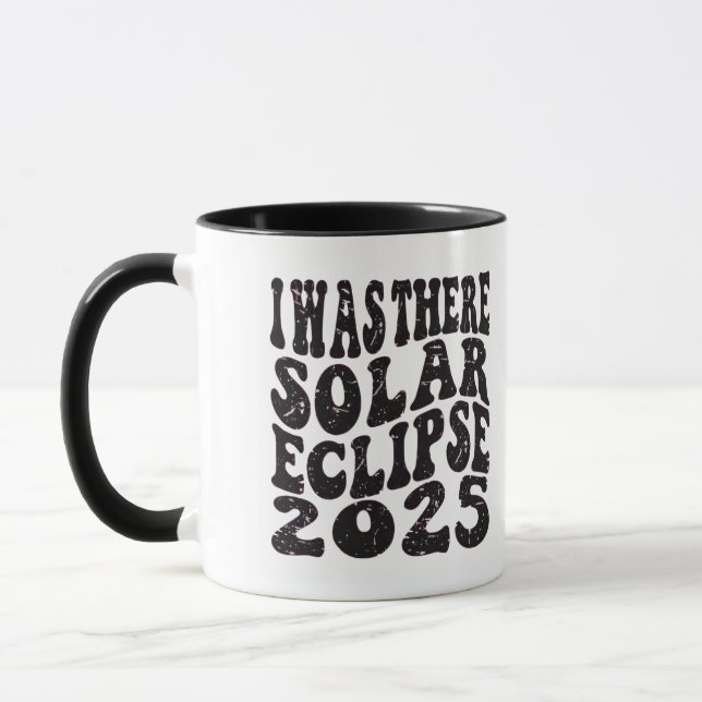 Mug J'Étais Là Solaire Eclipse 2025 Partial Eclipse (Gauche)