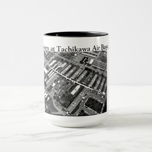 Mug J'étais né à la base aérienne Japon de Tachikawa (Centre)