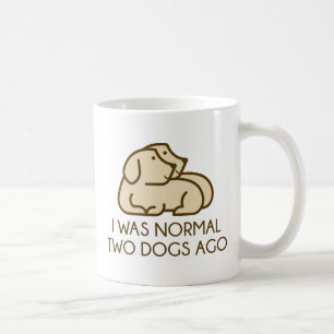 Mug J'étais normal il y a deux chiens