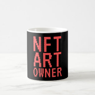 Mug Jeton non fongible du propriétaire d'art NFT