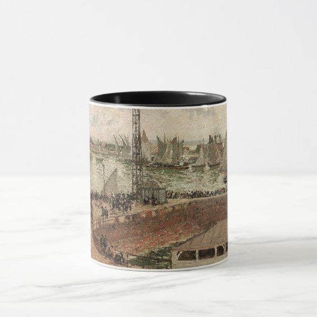Mug Jetty, Le Havre, Misty de Camille Pissarro (Centre)