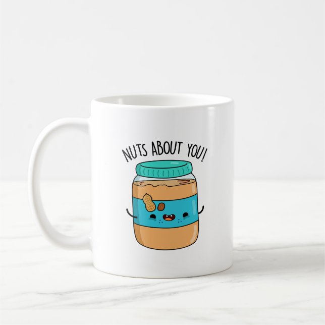 Mug Jeu À Propos De Vous Drôle Pun Beurre D'Arachide (Gauche)