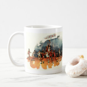 Mug Jeu De Basketball vintage, Joueurs De Basketball