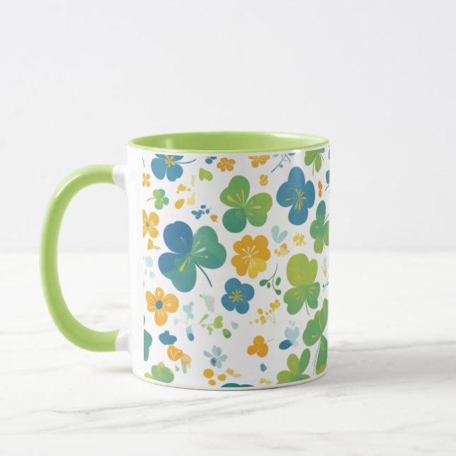 Mug Jeu de champ de trèfle (Gauche)