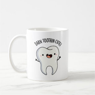 Mug Jeu de dent foncé dans mignon amusant