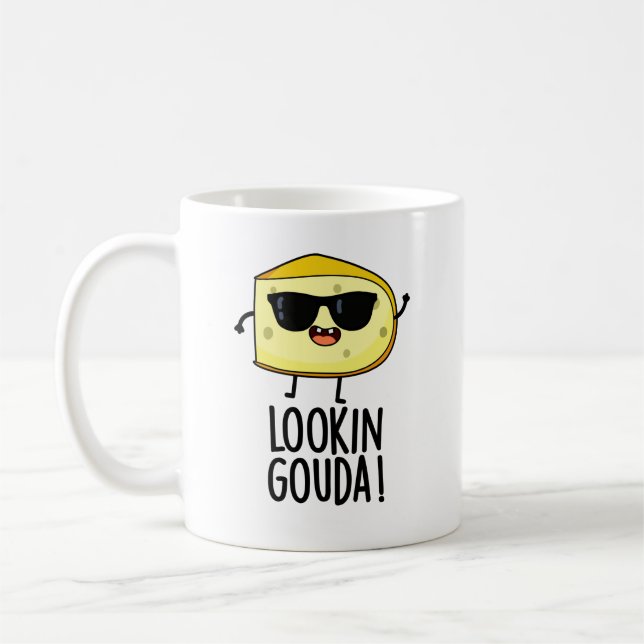 Mug Jeu de fromage amusant Gouda (Gauche)