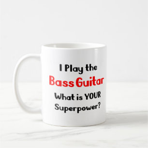 Mug jeu de guitare basse