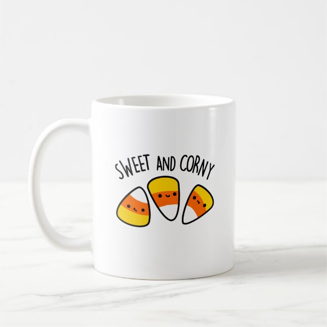 Mug Jeu De Noisettes De Maïs Drôle Et Doux (Gauche)