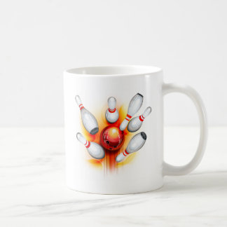 Mug Jeu de quilles (vue du haut)