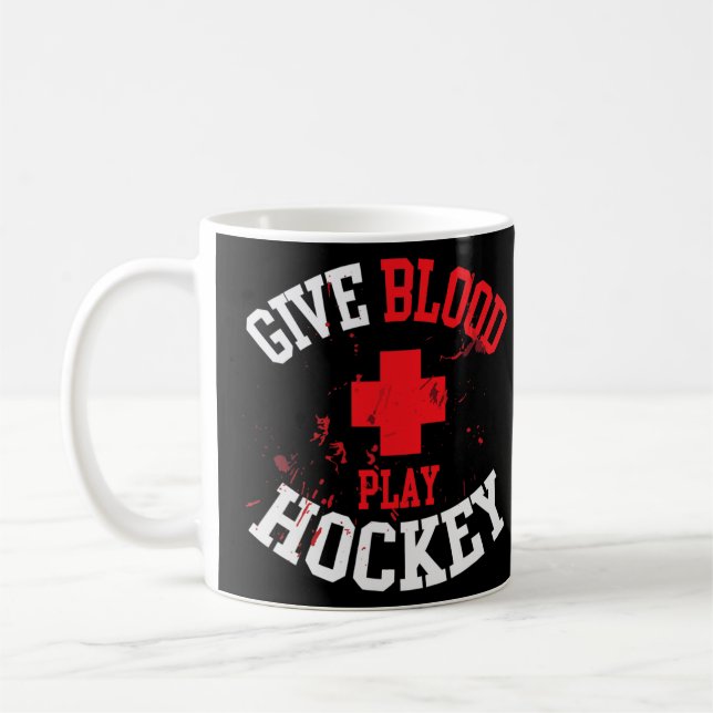 Mug Jeu de sang Joueur de Hockey Enforcer Aller Cadeau (Gauche)
