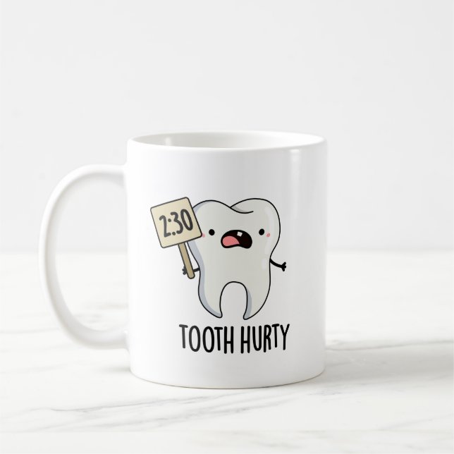 Mug Jeu Dentaire Dentaire Blessé Dent (Gauche)