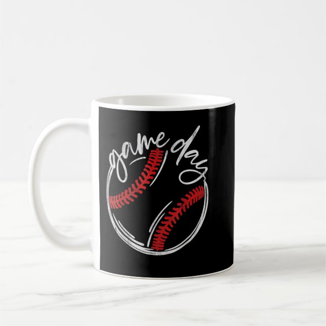 Mug Jeu Jour Baseball Vie De Baseball Vie De Softball  (Gauche)