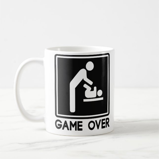 Mug Jeu pour nouveau bébé pour père parent (Gauche)