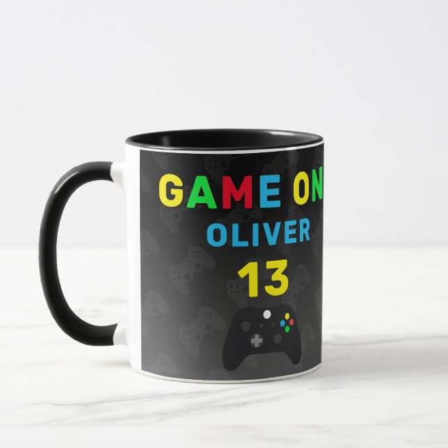 Mug Jeu Sur Contrôleur Vidéo Jeu Anniversaire (Gauche)