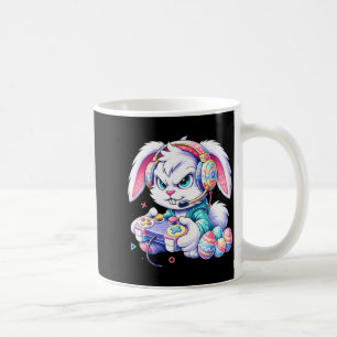 Mug Jeu vidéo de lapin d'oeuf de Pâques heureux pour g