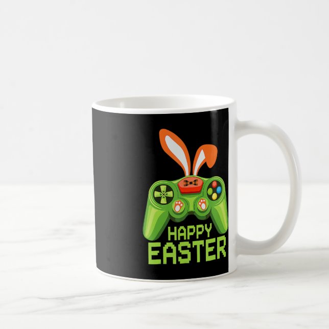 Mug Jeu Vidéo Pâques Bunny Gaming Contrôleur Gamer Bo (Droite)