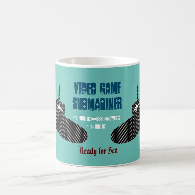 Mug Jeu vidéo Sous-mariner Drapeau Musique (Centre)