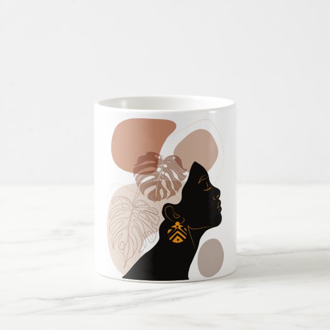 Mug Jeune belle femme afro-américaine (Centre)